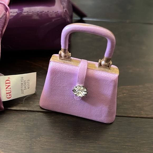 Purple purse bag and decor - Picture 4 of 12